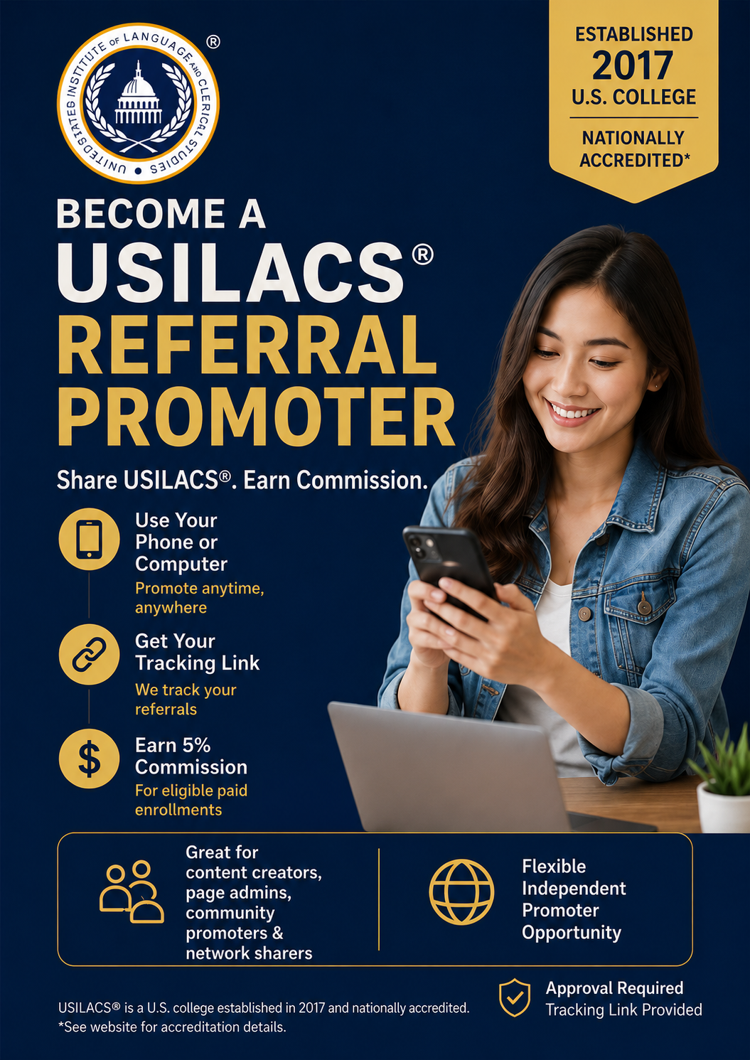 Become a USILACS Referral Promoter